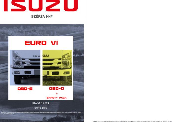 Katalógus Isuzu N-F Széria Euro VI OBD-D Safety Pack OBD-E